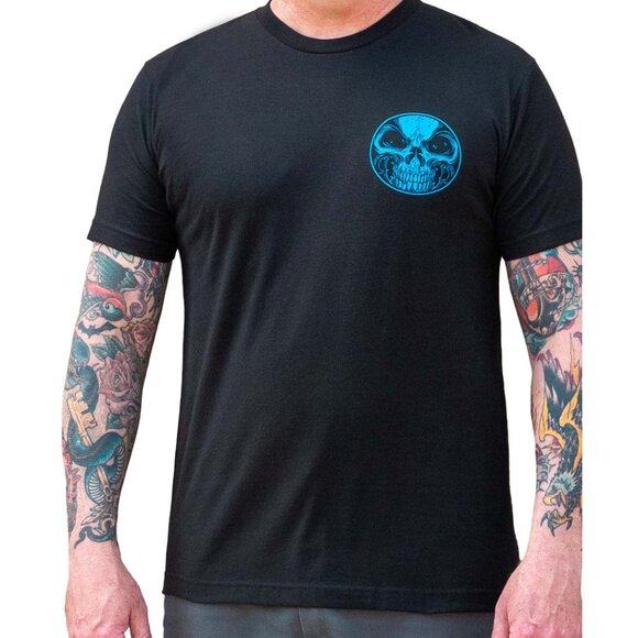 Nguyen Skull Men’s Custom Asian Tattoo Art Black Tee S-M-L-XL-2XL NWT - Picture 5 of 8